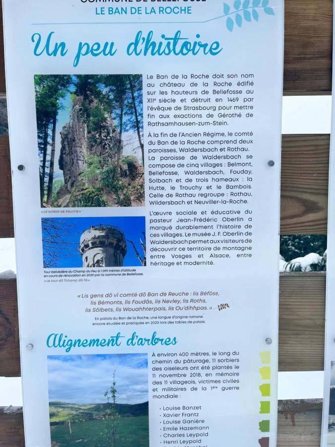 Maison Independante De Montagne En Alsace Bellefosse Esterno foto